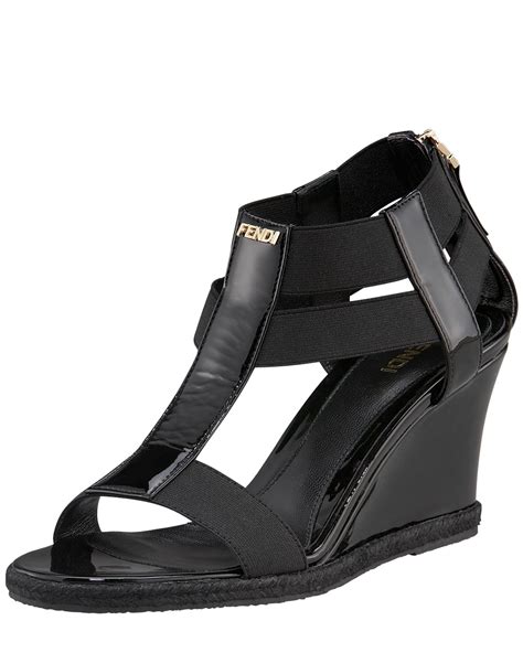 fendi carioca wedge sandal|Fendi Carioca Banded.